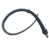 Multipurpose Black Rubber Whip Chastity Cage main product | 3d-chastity