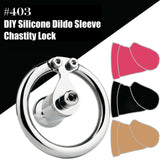 Inverted Penis Cage with Dildo