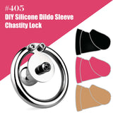 Negativediy Silicone Dildo Sleeve Cock Cage