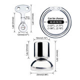 Negative Chastity Cage with Catheter size and shape | 3d-chastity