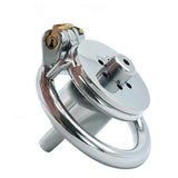 Special Negative Chastity Cage with Catheter material finish close | 3d-chastity