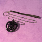 Negative Chastity Cage with Traction Chain size and shape | 3d-chastity