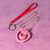 Negative Chastity Cage with Traction Chain lock and ring | 3d-chastity