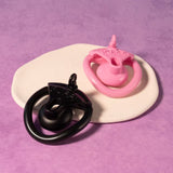 Negative Chastity Cage with Traction Chain front | 3d-chastity