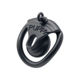 Negative Chastity Cage with Traction Chain wearing | 3d-chastity
