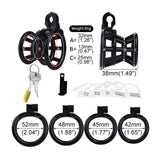 Negative Fish Basket Chastity Cage full kit | 3d-chastity