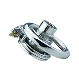 Negative Stainless Steel Chastity Cage side | 3d-chastity