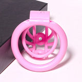 3D Printing Chastity Cage with 4 Rings material finish close | 3d-chastity