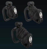 New 8.0 Cobra Chastity Device with 4 Rings wearing | 3d-chastity