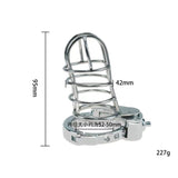 New BDSM #78 Adjustable Male Chastity Cage lock and ring | 3d-chastity