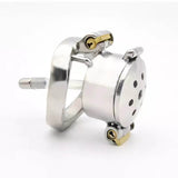 New Double Lock Flip Glans Cover Chastity Cage wearing | 3d-chastity