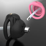 New Embedded Pot Lid Chastity Cage side | 3d-chastity