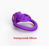 NEW Honeycomb Positive and Negative Chastity Device rear | 3d-chastity