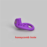 NEW Honeycomb Positive and Negative Chastity Device front | 3d-chastity