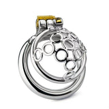 New Metal Welded Circles Chastity Cage full kit | 3d-chastity