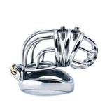 Special Stainless Steel Chastity Cage Spiked side | 3d-chastity