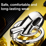 New Stainless Steel Chastity Lock wearing | 3d-chastity