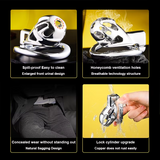 New Stainless Steel Chastity Lock full kit | 3d-chastity