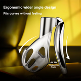New Stainless Steel Chastity Lock size and shape | 3d-chastity