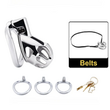 New Stainless Steel Chastity Lock main product | 3d-chastity