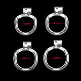 Micro and Tight Cobra Chastity Cage material finish close | 3d-chastity
