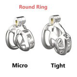 Stainless Steel Cobra Chastity Cage's Ring - 3d-chastity
