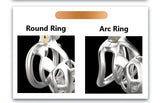 Stainless Steel Cobra Chastity Cage's Ring - 3d-chastity