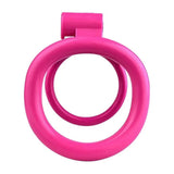 New Testicle Mono Chastity Cage with 4 Rings lock and ring | 3d-chastity