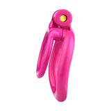 New Testicle Mono Chastity Cage with 4 Rings wearing | 3d-chastity