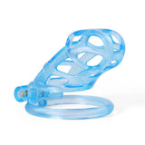 Ice Vision Design Blue Cobra Chastity Cage - 3d-chastity