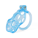 Ice Vision Design Blue Cobra Chastity Cage - 3d-chastity