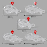 Ice Vision Design Clear Cobra Chastity Cage - 3d-chastity