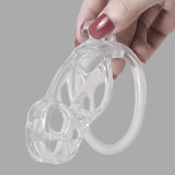 Ice Vision Design Clear Cobra Chastity Cage - 3d-chastity