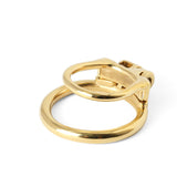 ZERO Gold MAMBA Stainless Steel Chastity Cage wearing | 3d-chastity