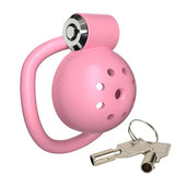 One-Click Unlocking Bell Chastity Cage lock and ring | 3d-chastity