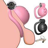 One-Click Unlocking Bell Chastity Cage main product | 3d-chastity