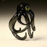 One-Eyed Octopus Chastity Cage material finish close | 3d-chastity
