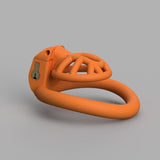 Orange Cherry Keeper Micro Cage Chastity Cage main product | 3d-chastity