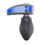 PearFlower 2 Electric Shock Vibration Dilation Anal Plug Lock Chastity Cage material finish close | 3d-chastity