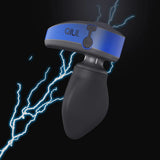 PearFlower 2 Electric Shock Vibration Dilation Anal Plug Lock Chastity Cage side | 3d-chastity