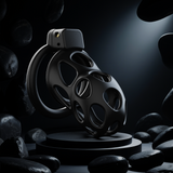 Pebble Breathable Chastity Cage material finish close | 3d-chastity