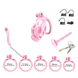 Pink Cobra Nano Chastity Kit With Urethral - 3d-chastity