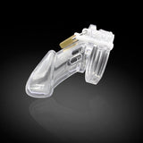 Firm Plastic Chastity Cage 3.54 Inch CB6000 size and shape | 3d-chastity