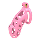 Pink Max Cobra Chastity Cage(3.94 inches) - 3d-chastity