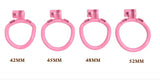 Pink Tight Cobra 2.0 Chastity Device Kit (2.36 inches) - 3d-chastity