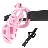 Pink Cobra Chastity Maxi Kit With Belt And Urethral - 3d-chastity