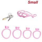 Small Pink Cobra Male Chastity Cage