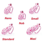 Nub Pink Cobra Male Chastity Cage - 3d-chastity