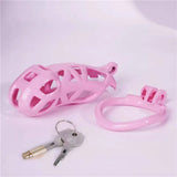 Maxi Pink Cobra Male Chastity Cage - 3d-chastity