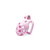 Pink Hole Mamba Chastity Cage Kit 1.77 to 4.13 Inch Long wearing | 3d-chastity